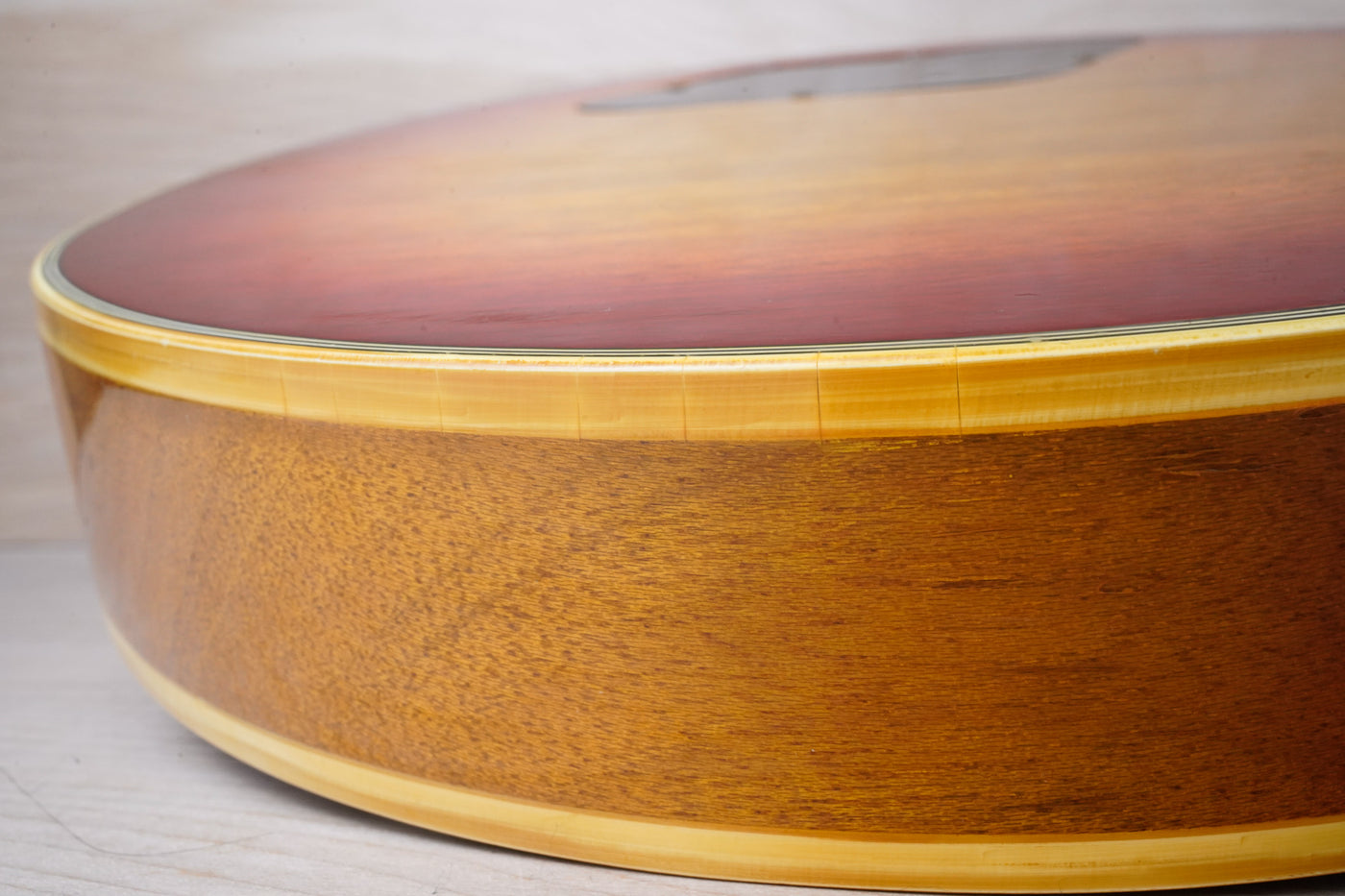 Burny FLC-85 Custom MIJ 1976 with Vintage Dimarzio PAF Pickups Double White Japan Tereda w/ Gig Bag