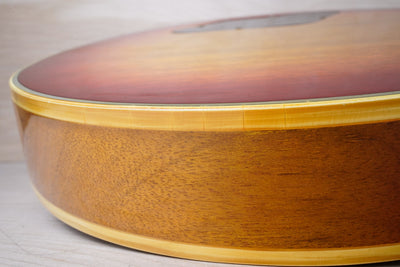 Burny FLC-85 Custom MIJ 1976 with Vintage Dimarzio PAF Pickups Double White Japan Tereda w/ Gig Bag