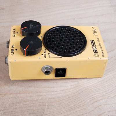 Boss MA-1 Mascot Amp 1980s Yellow Vintage Pocket Amplifier