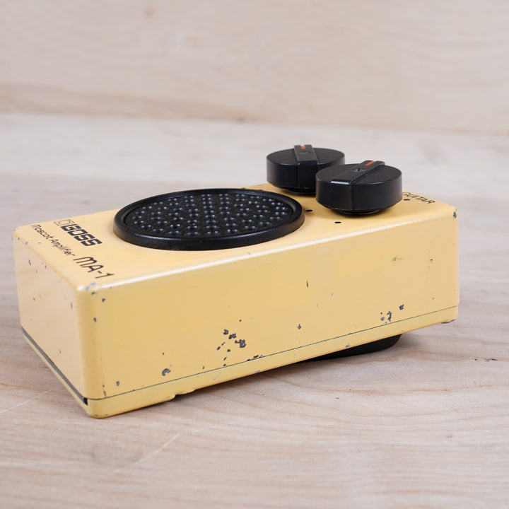 Boss MA-1 Mascot Amp 1980s Yellow Vintage Pocket Amplifier – A