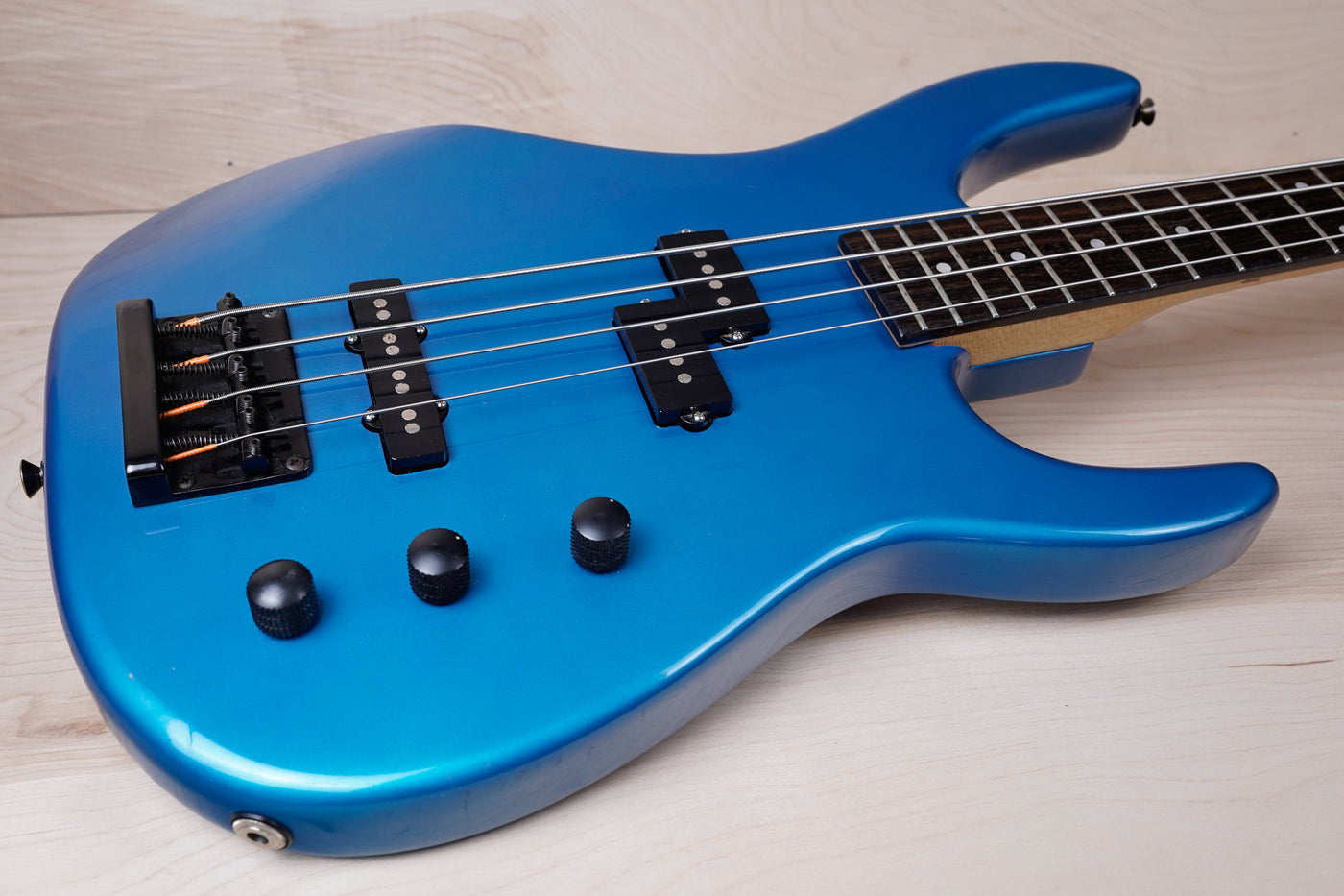 Squier HM Bass 1992 Electric Blue PJ HM4 IV w/ Bag