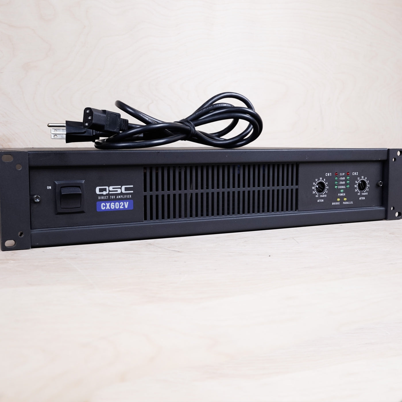 QSC CX602V 2-Channel Commercial Power Amplifier 600W