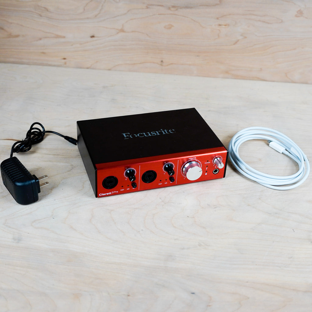 Focusrite Clarett 2Pre Thunderbolt Audio Interface – A Flash Flood