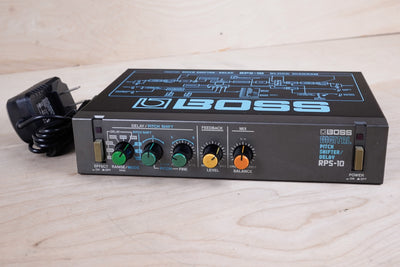 Boss RPS-10 Micro Rack Series Digital Pitch Shifter / Delay Black Made in Japan MIJ w/ Power Supply