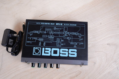 Boss RPS-10 Micro Rack Series Digital Pitch Shifter / Delay Black Made in Japan MIJ w/ Power Supply