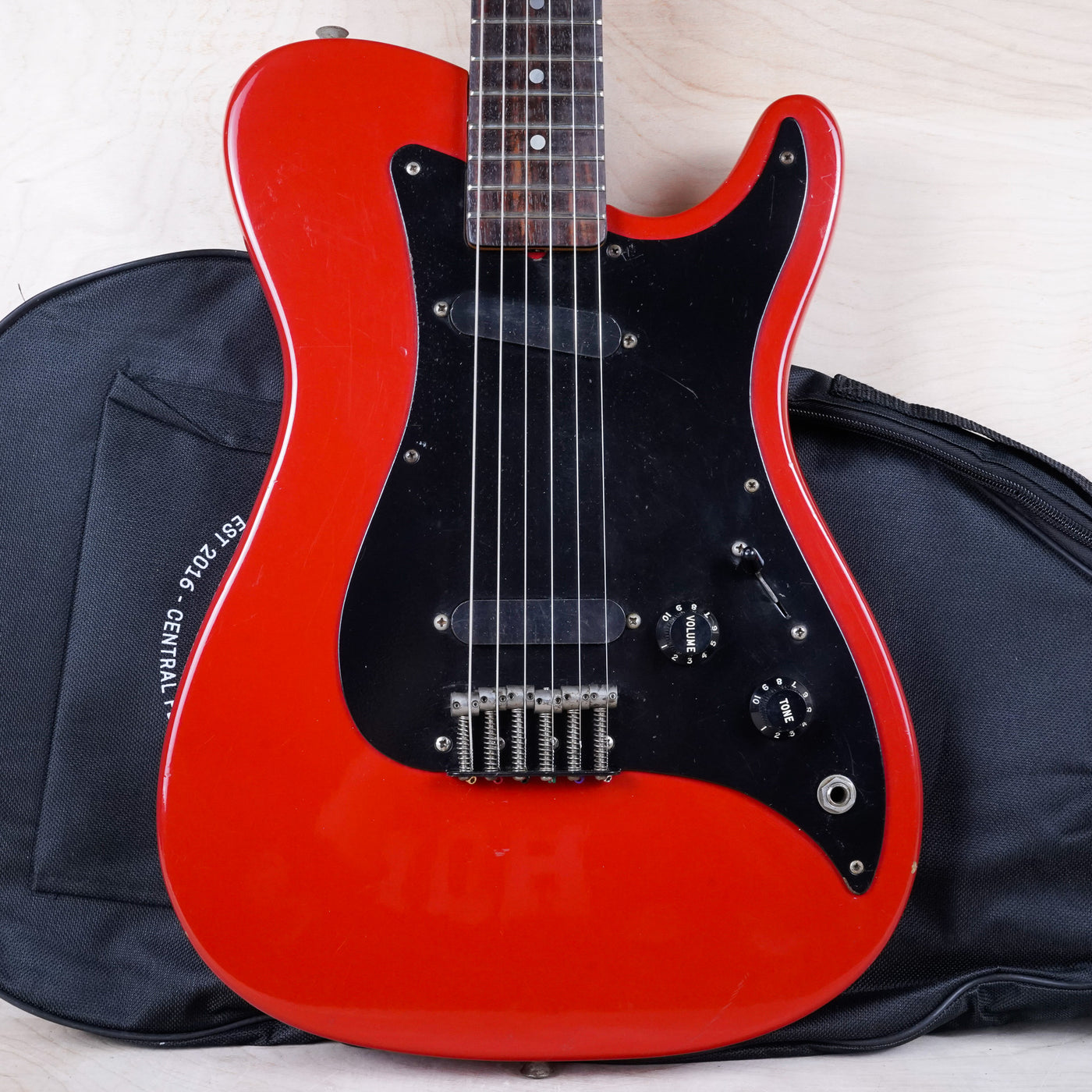 Fender Bullet S-2 1981 Red USA "V" Neck Telecaster Style SS w/ Bag