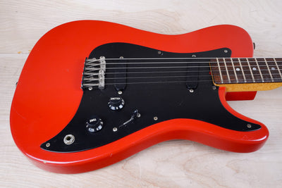 Fender Bullet S-2 1981 Red USA "V" Neck Telecaster Style SS w/ Bag