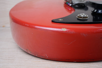 Fender Bullet S-2 1981 Red USA "V" Neck Telecaster Style SS w/ Bag