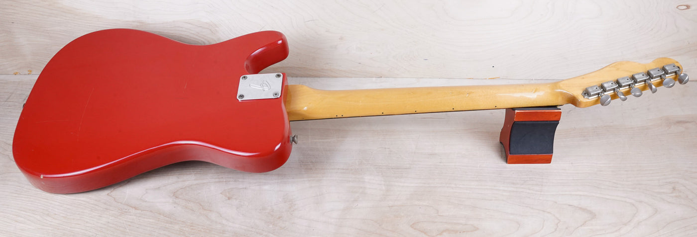 Fender Bullet S-2 1981 Red USA "V" Neck Telecaster Style SS w/ Bag