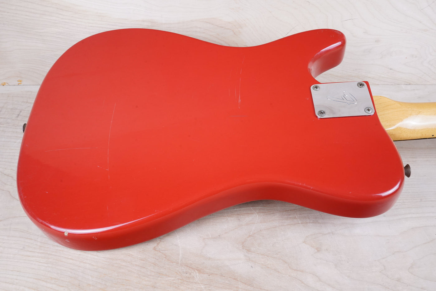 Fender Bullet S-2 1981 Red USA "V" Neck Telecaster Style SS w/ Bag