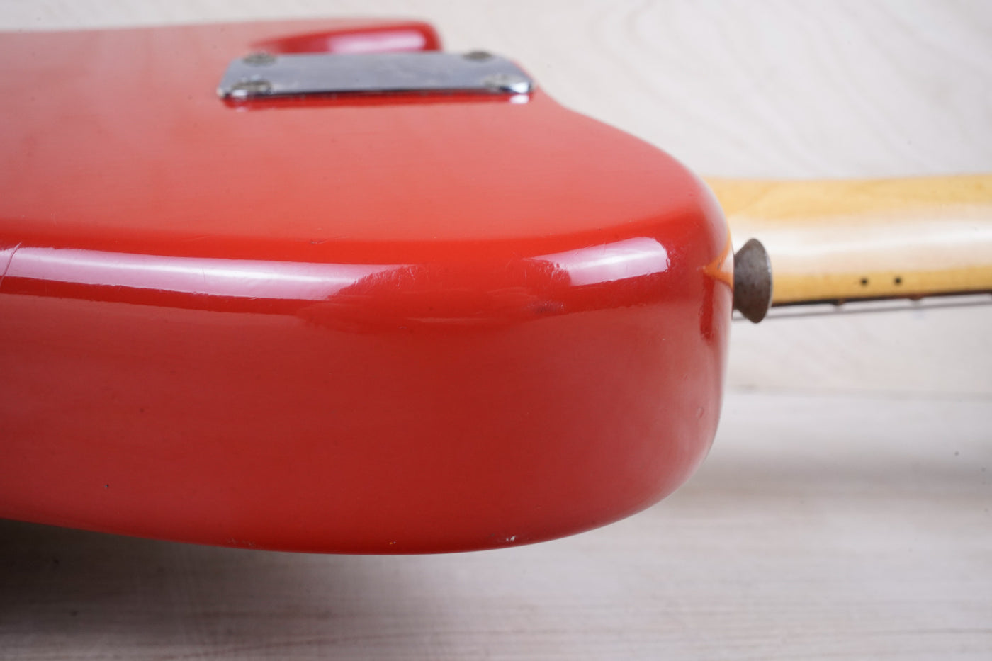 Fender Bullet S-2 1981 Red USA "V" Neck Telecaster Style SS w/ Bag