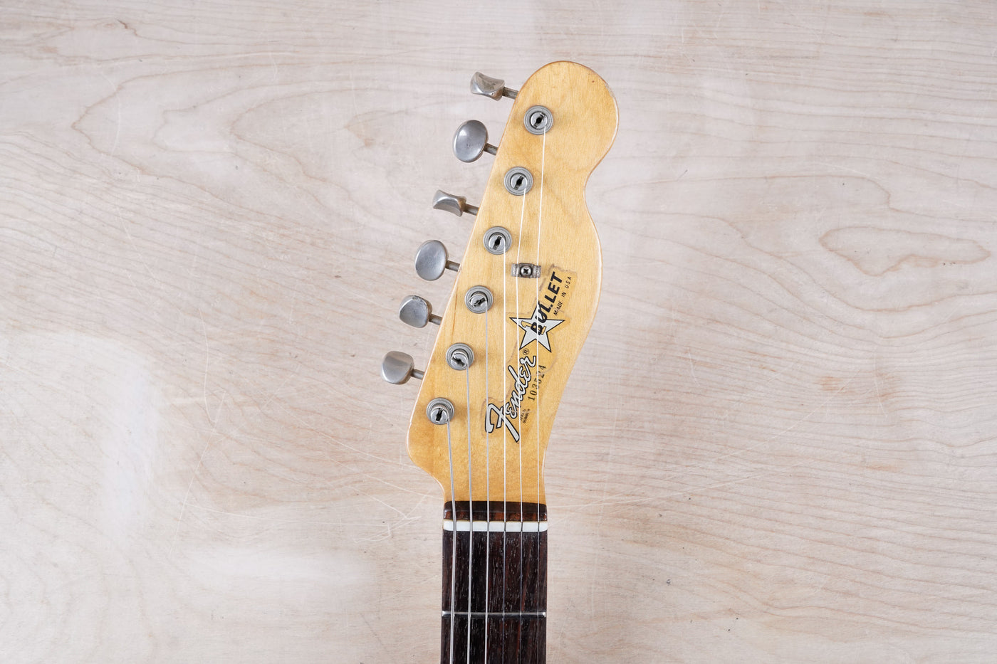 Fender Bullet S-2 1981 Red USA "V" Neck Telecaster Style SS w/ Bag