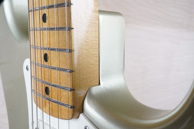 Fender ST-57 Stratocaster Reissue CIJ 1996 Aged Inca Silver Japan w/ Bag