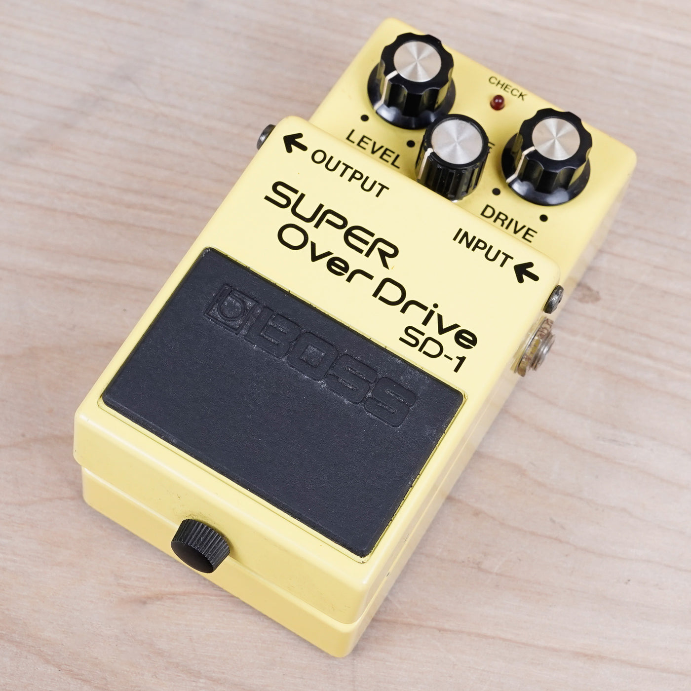 Boss SD-1 Super OverDrive (Black Label) 1984 Yellow MIJ