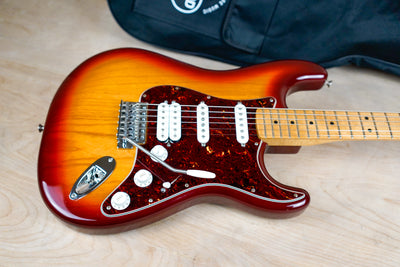 Fender Custom Build Subsonic Baritone Stratocaster HSS Cherry Sunburst w/ Bag