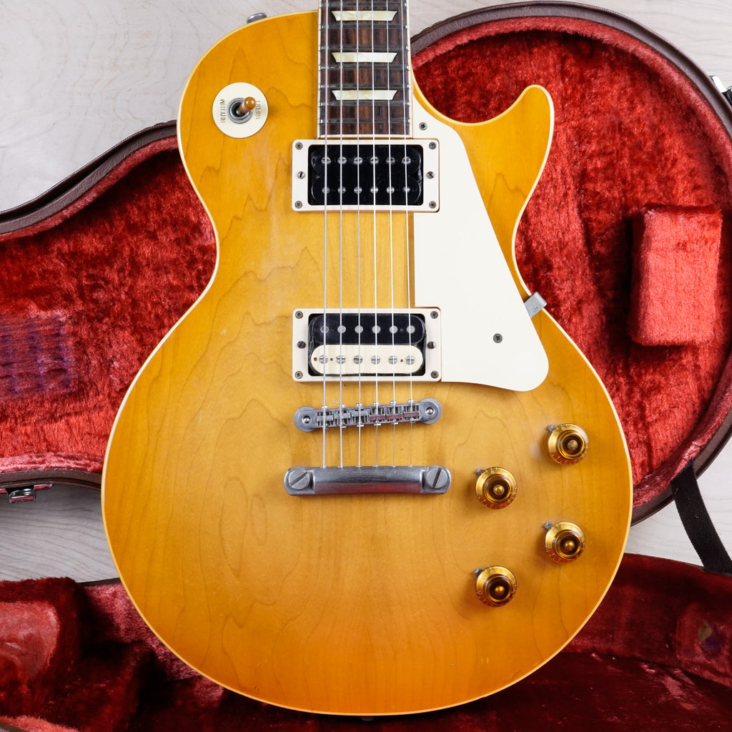 希少 上位機種 無垢 Orville by Gibson LPS-57C 富士弦 Orville By Gibson LPS-57C MIJ 1994 Lemon Drop Les Paul Reissue