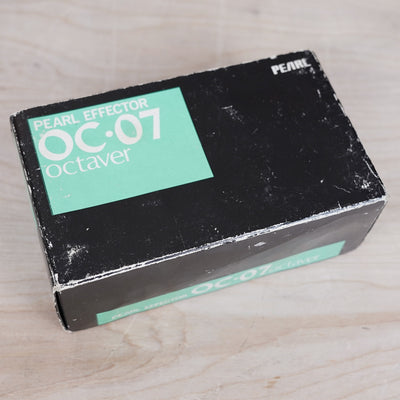 Pearl OC-07 Octaver Rare Vintage Pedal in Box w/ Paperwirj