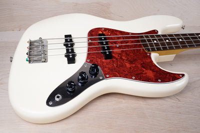 Fender JB-62 Jazz Bass Reissue CIJ 2006 Vintage White Japan w/ Hard Case