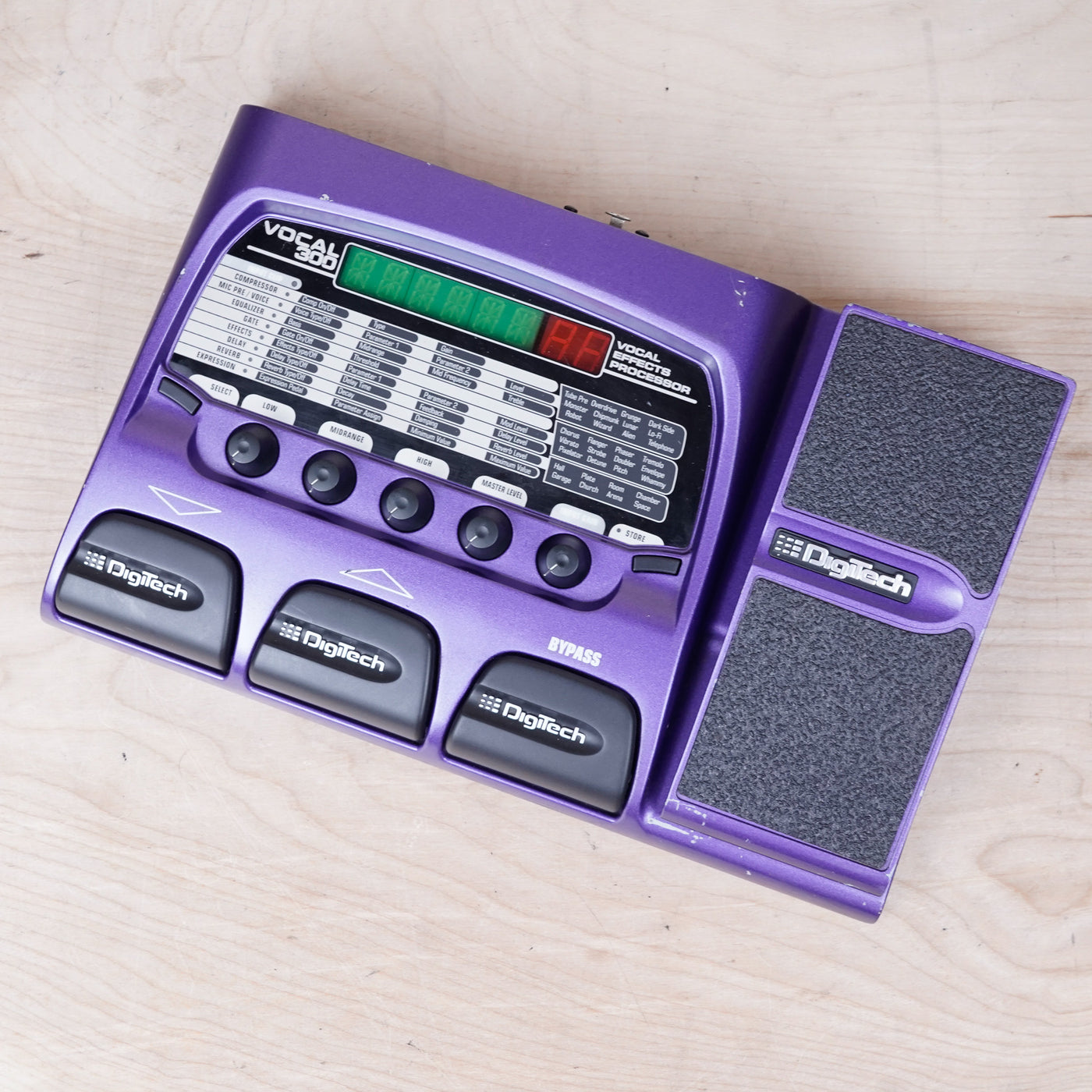 DigiTech Vocal 300 Vocal Effects Processor Purple