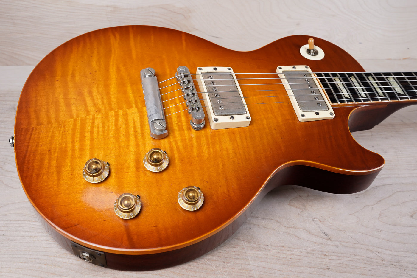 Gibson Les Paul Standard Premium Plus 2002 Lightburst Heavy Aging w/ OHSC