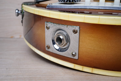 Greco VB-360 Violin Bass MIJ Vintage 1970s Sunburst Maxon Pickups w/ OHSC