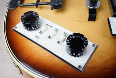 Greco VB-360 Violin Bass MIJ Vintage 1970s Sunburst Maxon Pickups w/ OHSC