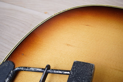 Greco VB-360 Violin Bass MIJ Vintage 1970s Sunburst Maxon Pickups w/ OHSC