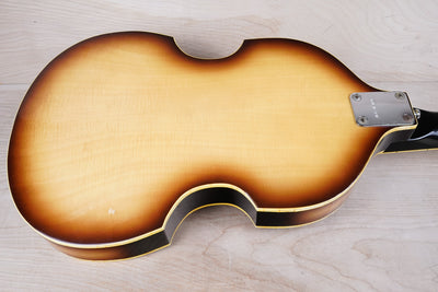 Greco VB-360 Violin Bass MIJ Vintage 1970s Sunburst Maxon Pickups w/ OHSC