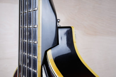 Greco VB-360 Violin Bass MIJ Vintage 1970s Sunburst Maxon Pickups w/ OHSC