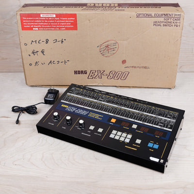 Korg EX-800 Programmable Polyphonic Synth Module in box w/ Power Supply
