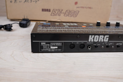 Korg EX-800 Programmable Polyphonic Synth Module in box w/ Power Supply