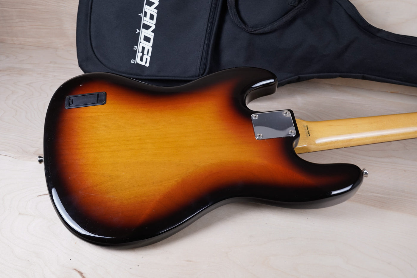 Fender JB-62M Medium Scale Jazz Bass CIJ Modified 1999 Sunburst Modified w/ Bag