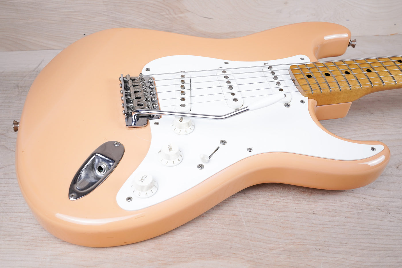 Fender ST58-70TX Stratocaster Reissue CIJ 1997 Shell Pink Aged Texas Special Pickups Japan w/ Bag