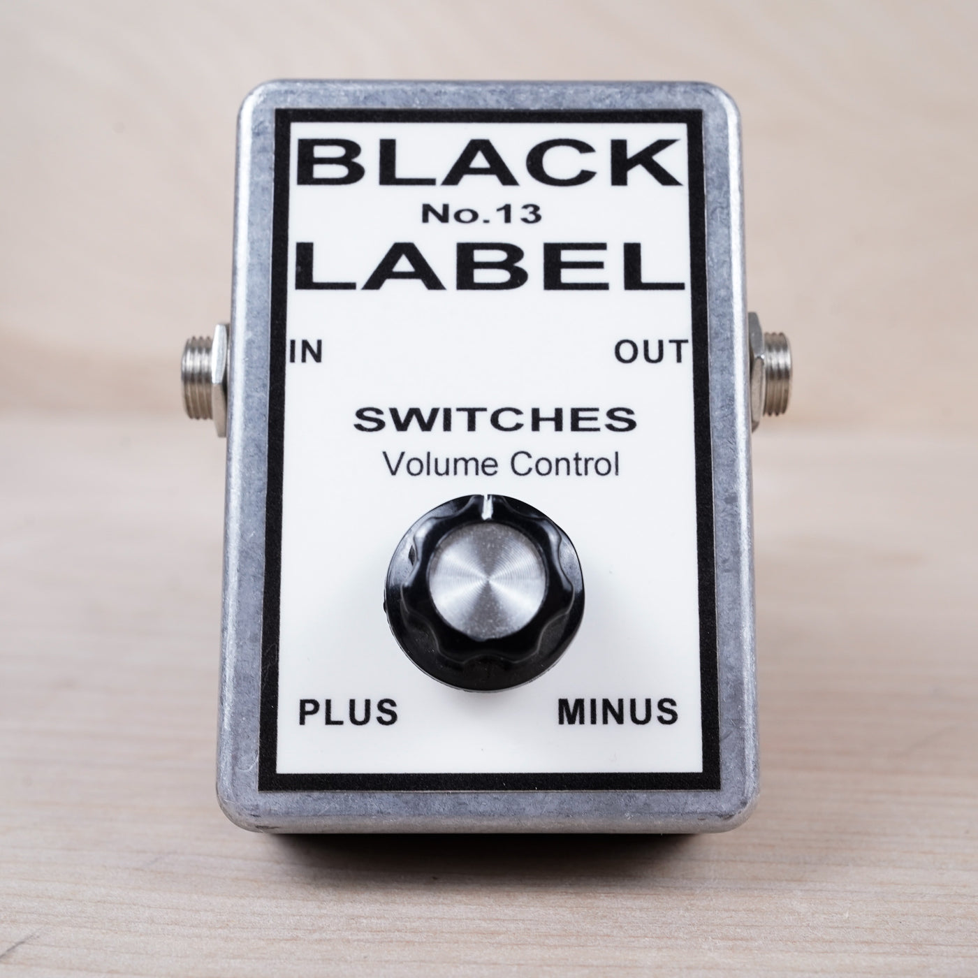 Black Label No. 13 Effects Pedal Volume Control Silver