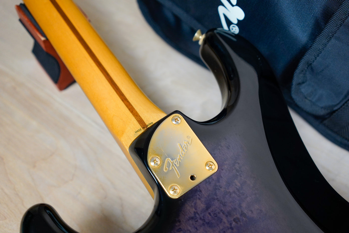 Fender STR-75 TPL Pro-Feel Stratocaster SSH MIJ 1989 Blueberry Burst Made in Japan w/ Bag