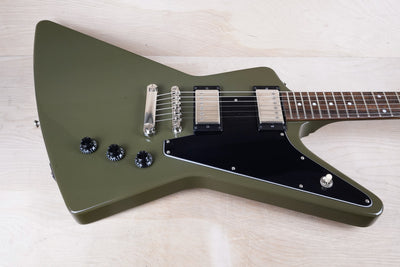 Epiphone Limited Run Explorer 2020 Olive Drab Green w/ Epiphone Hard Case