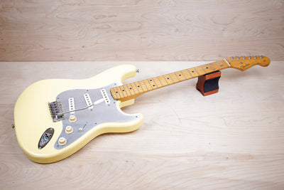 Fender Order Made ST-57 Stratocaster Reissue 1990 Parts Guitar Aged White Made in Japan MIJ w/ Bag