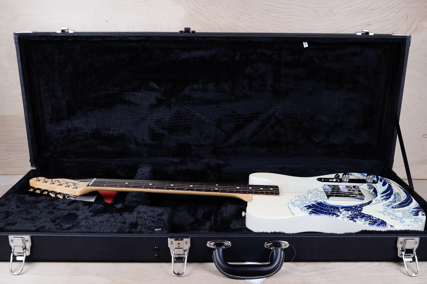 Fender Limited Edition Art Canvas Esquire Katsushika Hokusai The Great Wave Off Kanagawa MIJ 2024 Satin w/ OHSC