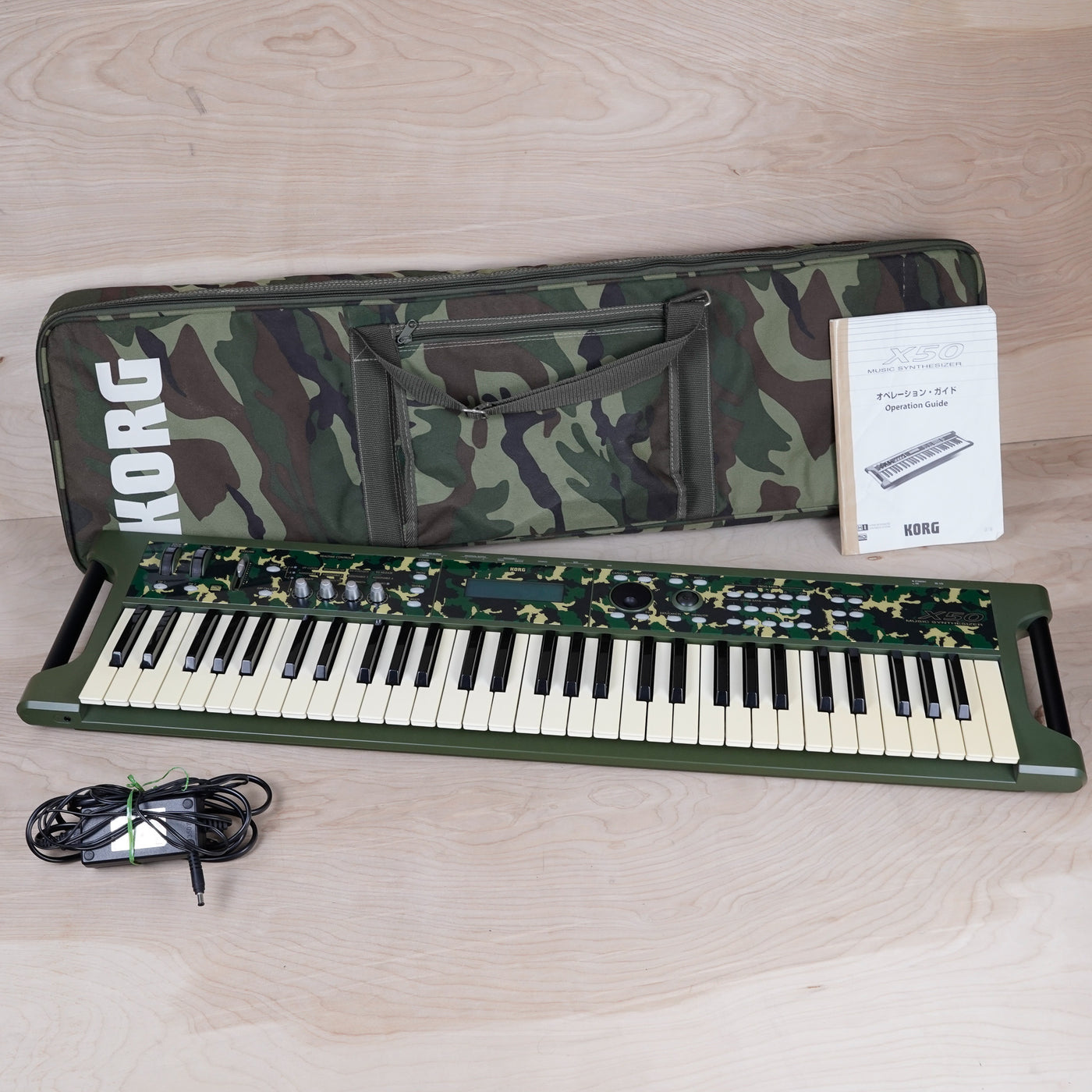KORG X50-CF Camouflage Limited Edition w/ Bag, Manual