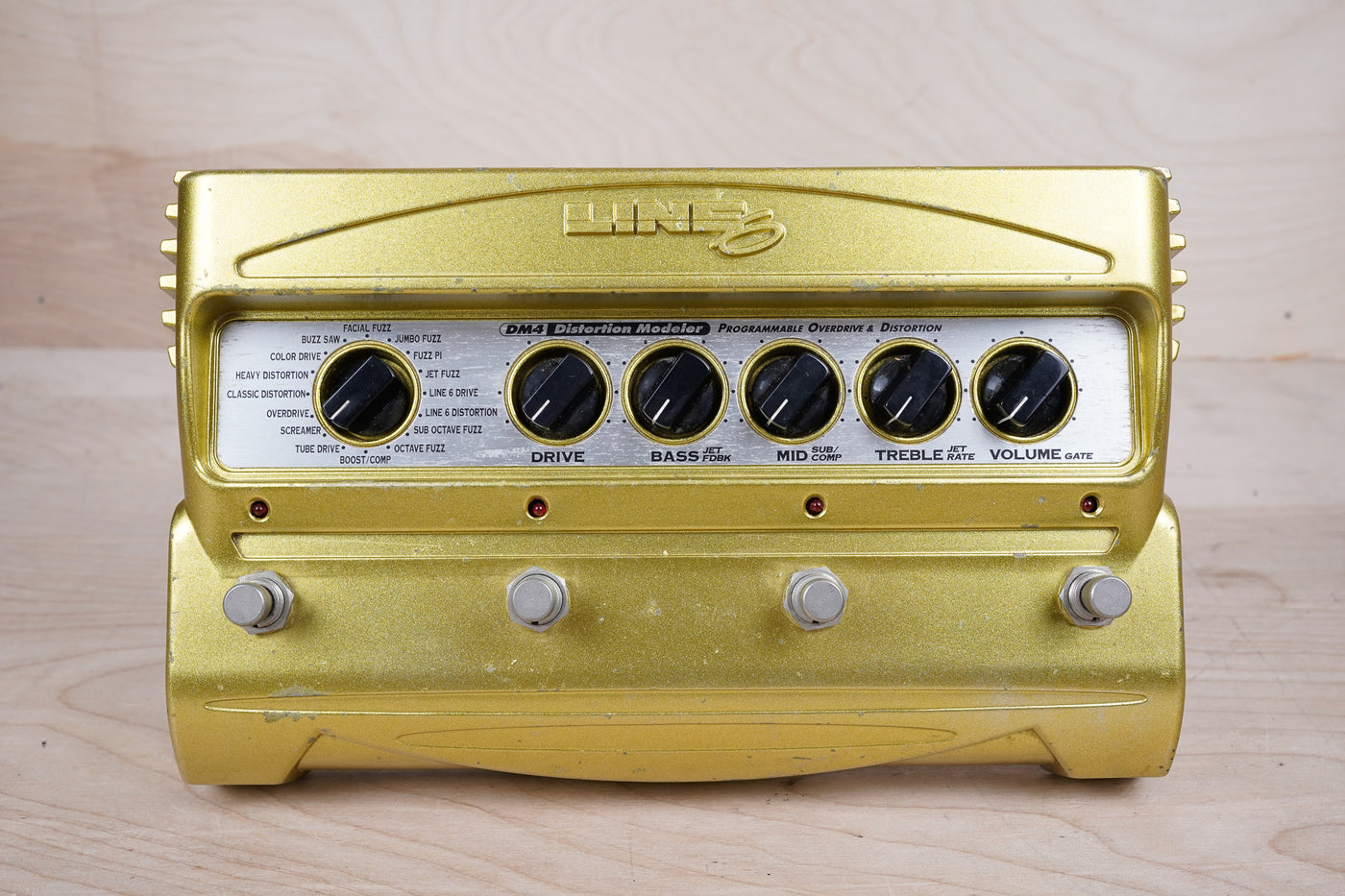 Line 6 DM4 Distortion Modeler Gold Made in USA