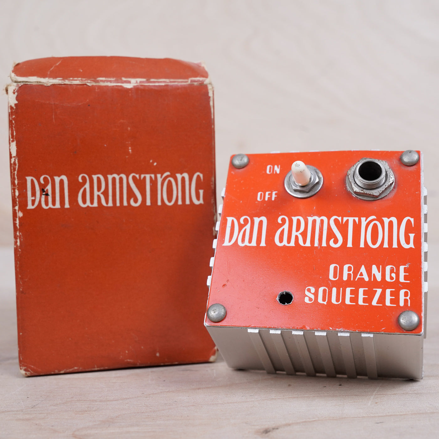 Dan Armstrong Orange Squeeze Compressor 1970s Vintage in Box