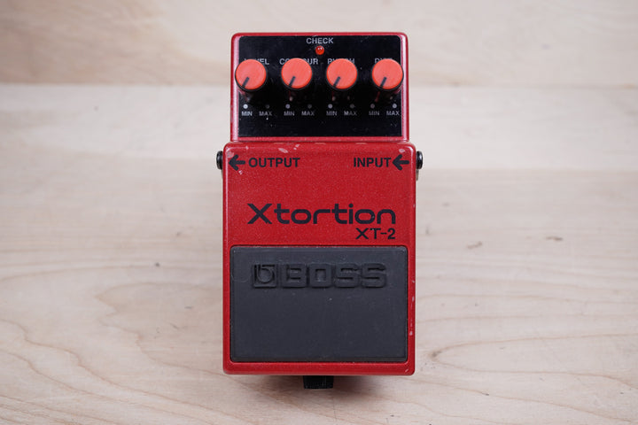 Boss XT-2 Xtortion (Silver Label) 1996 Red MIT – A Flash Flood of Gear