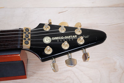 Greco MTV-60 MIJ 1984 Vintage White Dry 1982 Pickups Spin Diver Locking Tremolo Japan Flying V Style w/ Bag