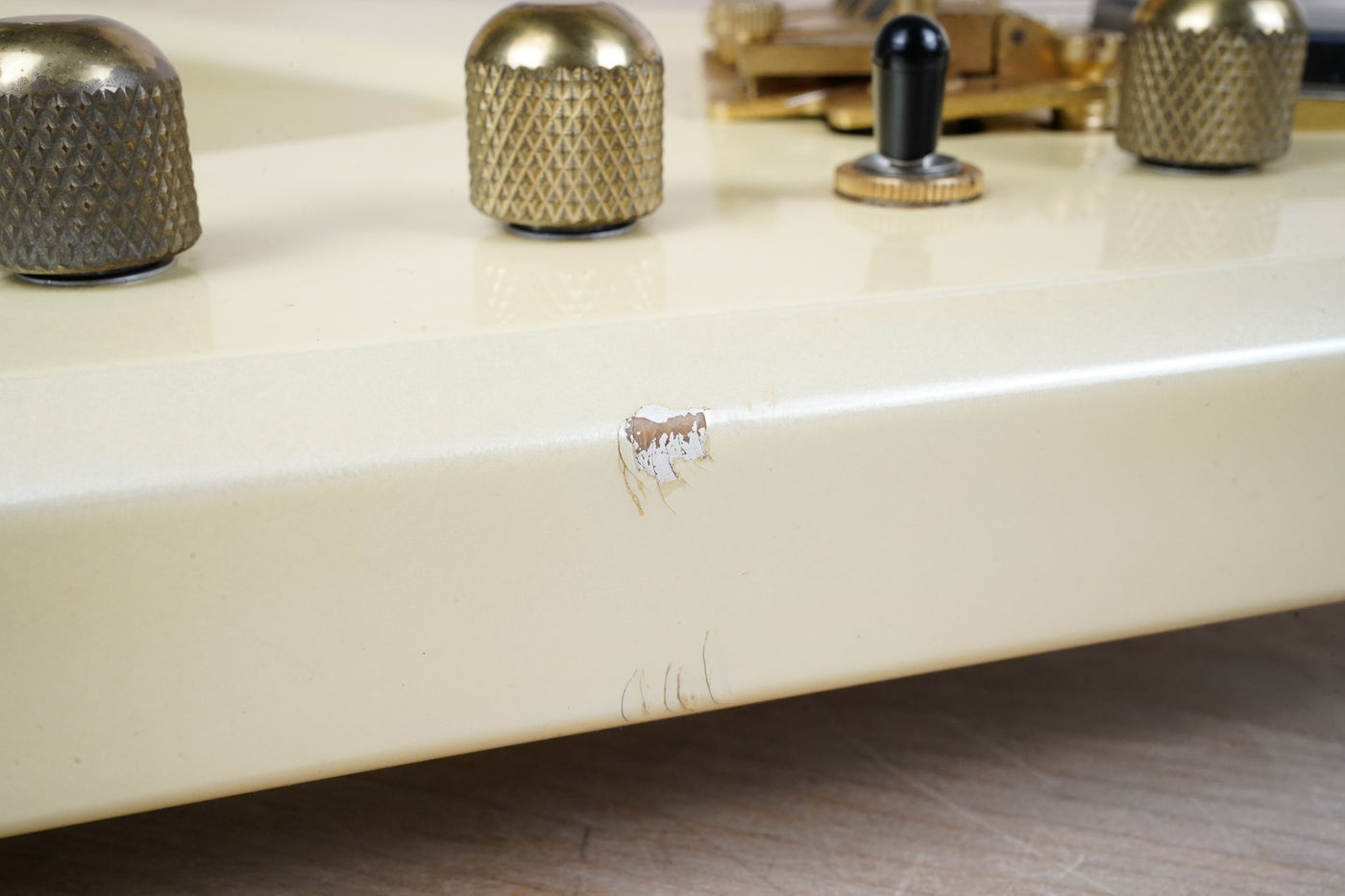 Greco MTV-60 MIJ 1984 Vintage White Dry 1982 Pickups Spin Diver Locking Tremolo Japan Flying V Style w/ Bag