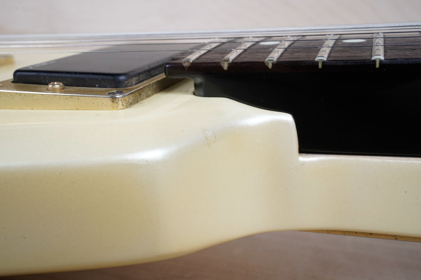 Greco MTV-60 MIJ 1984 Vintage White Dry 1982 Pickups Spin Diver Locking Tremolo Japan Flying V Style w/ Bag