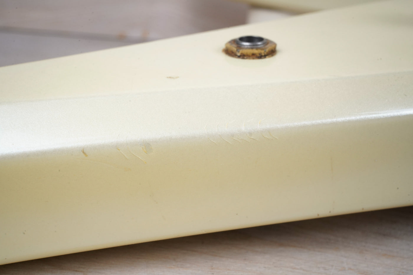 Greco MTV-60 MIJ 1984 Vintage White Dry 1982 Pickups Spin Diver Locking Tremolo Japan Flying V Style w/ Bag