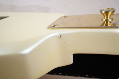 Greco MTV-60 MIJ 1984 Vintage White Dry 1982 Pickups Spin Diver Locking Tremolo Japan Flying V Style w/ Bag