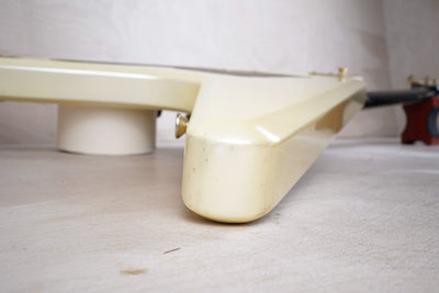 Greco MTV-60 MIJ 1984 Vintage White Dry 1982 Pickups Spin Diver Locking Tremolo Japan Flying V Style w/ Bag