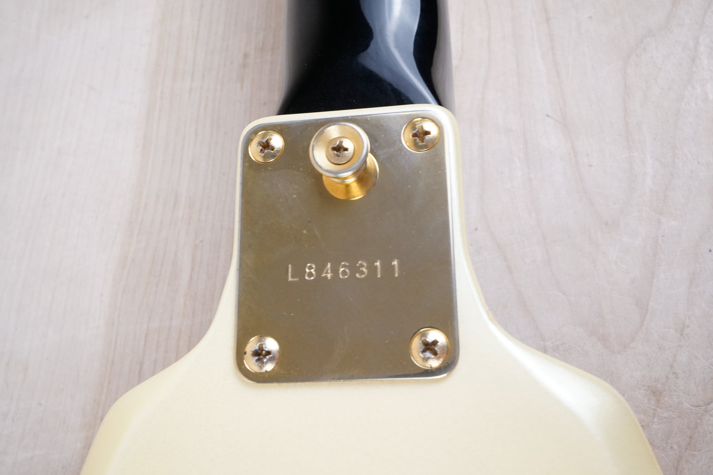 Greco MTV-60 MIJ 1984 Vintage White Dry 1982 Pickups Spin Diver Locking Tremolo Japan Flying V Style w/ Bag