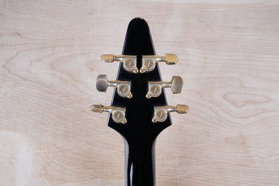 Greco MTV-60 MIJ 1984 Vintage White Dry 1982 Pickups Spin Diver Locking Tremolo Japan Flying V Style w/ Bag